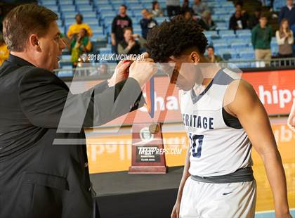 Thumbnail 1 in Heritage vs. Independence (NCHSAA 4A Final) photogallery.