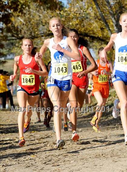Thumbnail 3 in CIF State Cross Country Championships (Girls Division II) photogallery.