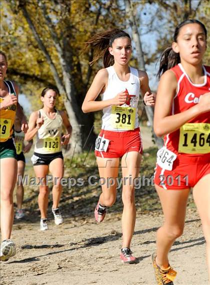 Thumbnail 3 in CIF State Cross Country Championships (Girls Division II) photogallery.