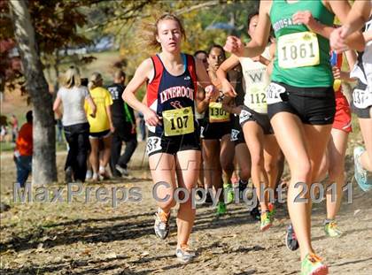 Thumbnail 2 in CIF State Cross Country Championships (Girls Division II) photogallery.
