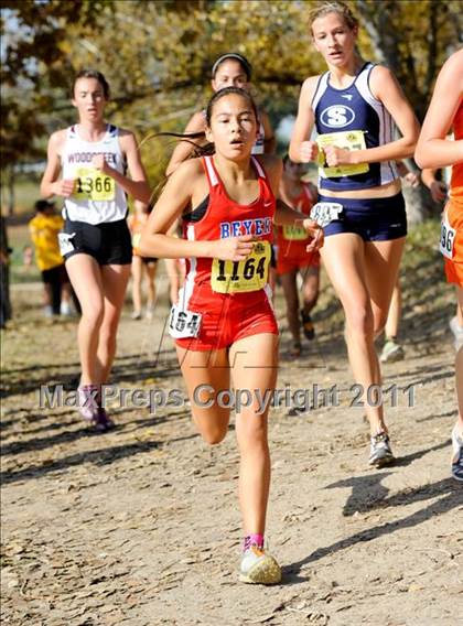 Thumbnail 2 in CIF State Cross Country Championships (Girls Division II) photogallery.