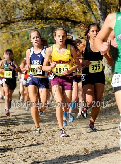 Thumbnail 3 in CIF State Cross Country Championships (Girls Division II) photogallery.