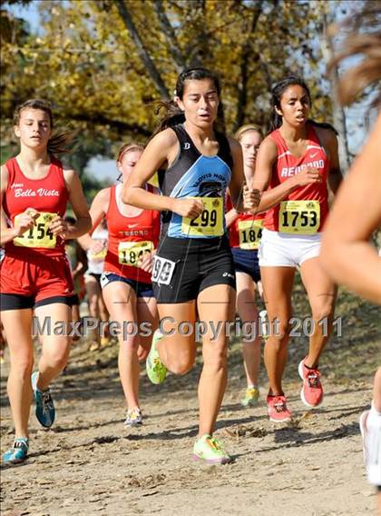 Thumbnail 2 in CIF State Cross Country Championships (Girls Division II) photogallery.