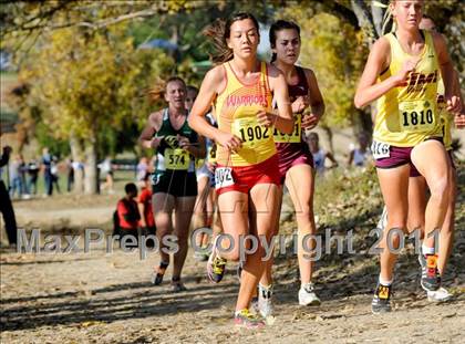 Thumbnail 2 in CIF State Cross Country Championships (Girls Division II) photogallery.