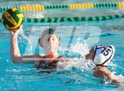 Thumbnail 2 in Notre Dame (SO) vs. Poly-Riverside (Los Altos Tournament) photogallery.