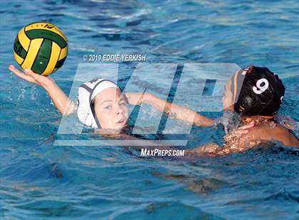 Thumbnail 1 in Notre Dame (SO) vs. Poly-Riverside (Los Altos Tournament) photogallery.