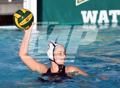Thumbnail 1 in Notre Dame (SO) vs. Poly-Riverside (Los Altos Tournament) photogallery.