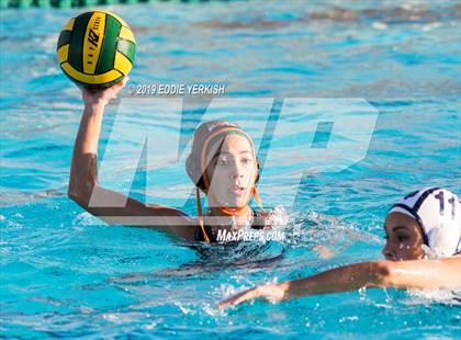 Thumbnail 3 in Notre Dame (SO) vs. Poly-Riverside (Los Altos Tournament) photogallery.