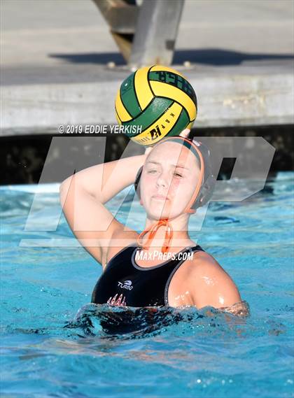 Thumbnail 3 in Notre Dame (SO) vs. Poly-Riverside (Los Altos Tournament) photogallery.