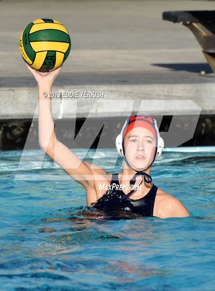 Thumbnail 2 in Notre Dame (SO) vs. Poly-Riverside (Los Altos Tournament) photogallery.