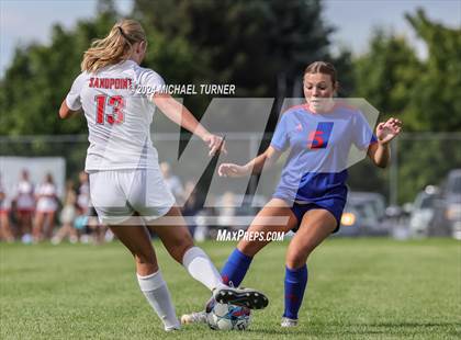 Thumbnail 2 in Sandpoint vs Coeur d'Alene (Scrimmage) photogallery.
