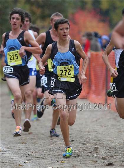 Thumbnail 1 in CIF State Cross Country Championships (D2 Boys) photogallery.