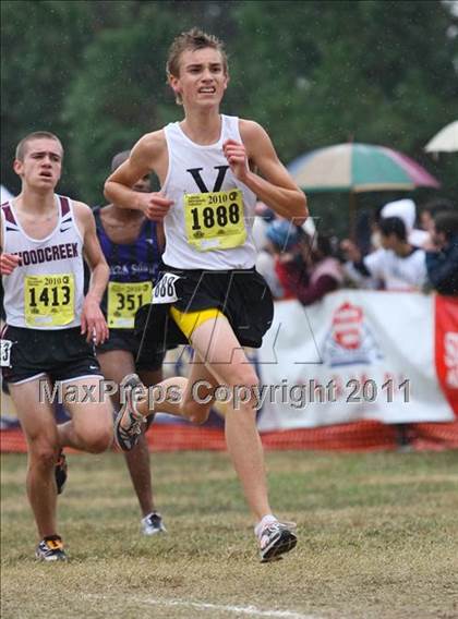 Thumbnail 1 in CIF State Cross Country Championships (D2 Boys) photogallery.