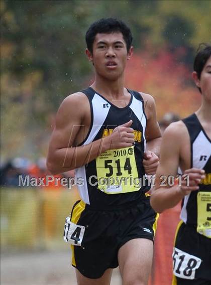 Thumbnail 2 in CIF State Cross Country Championships (D2 Boys) photogallery.