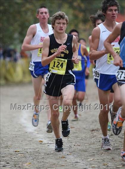 Thumbnail 1 in CIF State Cross Country Championships (D2 Boys) photogallery.