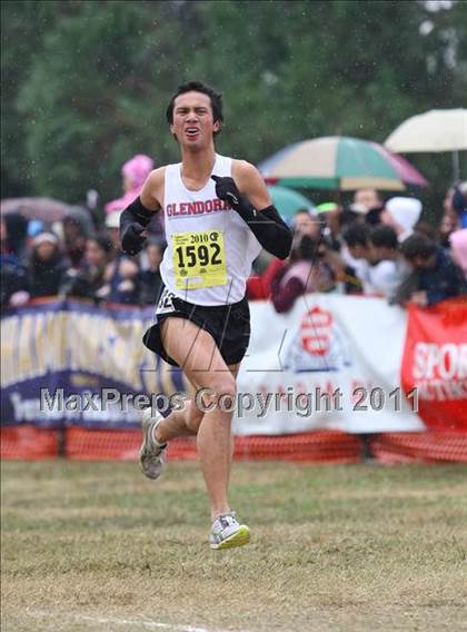 Thumbnail 1 in CIF State Cross Country Championships (D2 Boys) photogallery.