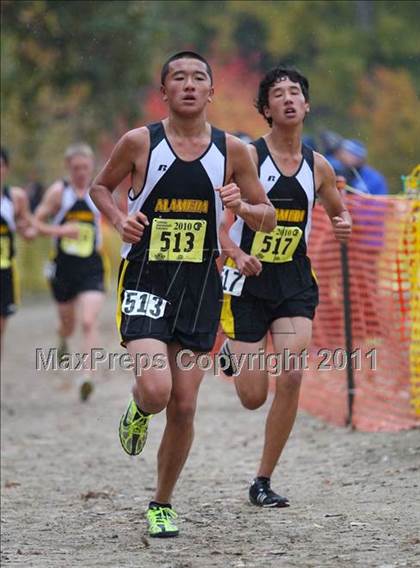 Thumbnail 3 in CIF State Cross Country Championships (D2 Boys) photogallery.