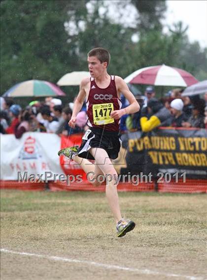 Thumbnail 1 in CIF State Cross Country Championships (D2 Boys) photogallery.
