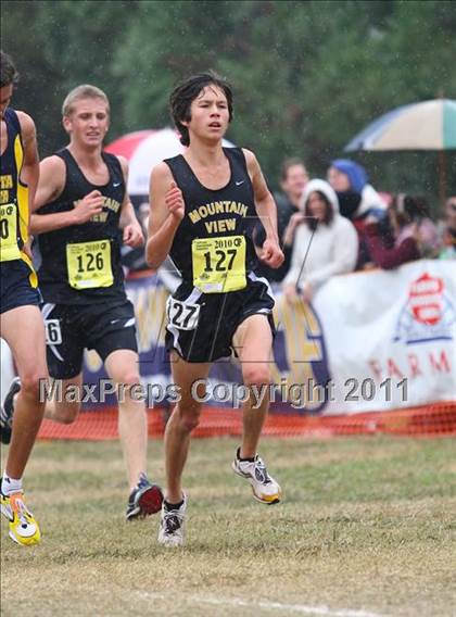 Thumbnail 1 in CIF State Cross Country Championships (D2 Boys) photogallery.