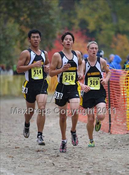 Thumbnail 1 in CIF State Cross Country Championships (D2 Boys) photogallery.