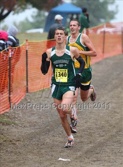 Thumbnail 1 in CIF State Cross Country Championships (D2 Boys) photogallery.
