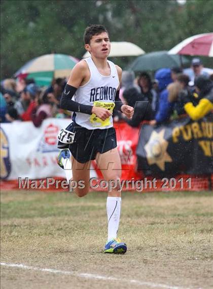 Thumbnail 1 in CIF State Cross Country Championships (D2 Boys) photogallery.