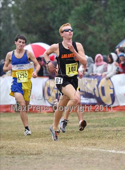 Thumbnail 1 in CIF State Cross Country Championships (D2 Boys) photogallery.