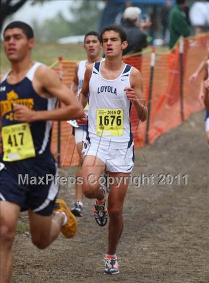 Thumbnail 1 in CIF State Cross Country Championships (D2 Boys) photogallery.