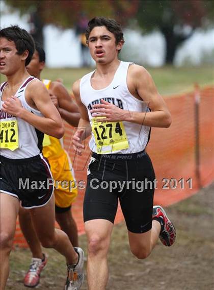 Thumbnail 1 in CIF State Cross Country Championships (D2 Boys) photogallery.