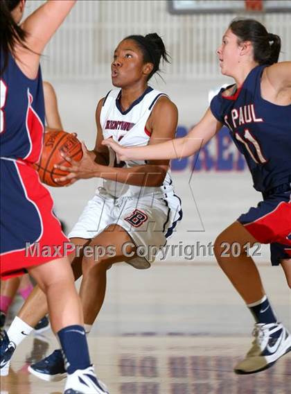 Thumbnail 1 in St. Paul vs. Brentwood (CIF SS Playoffs) photogallery.