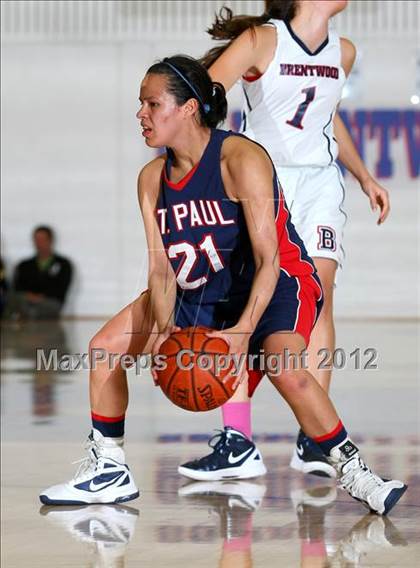 Thumbnail 2 in St. Paul vs. Brentwood (CIF SS Playoffs) photogallery.