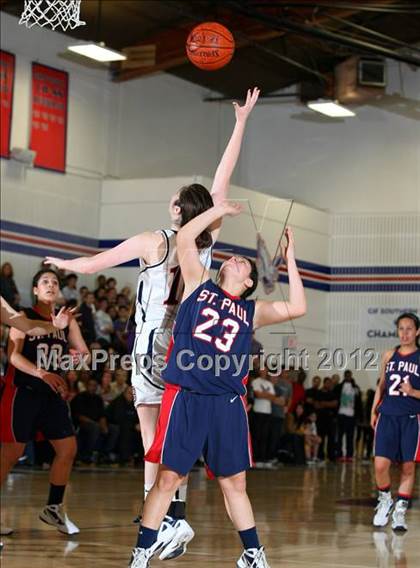 Thumbnail 2 in St. Paul vs. Brentwood (CIF SS Playoffs) photogallery.