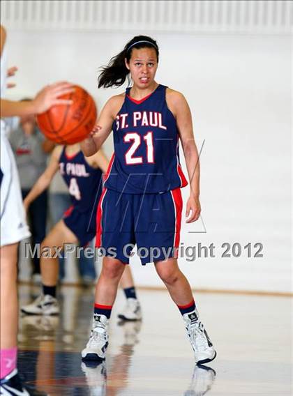 Thumbnail 3 in St. Paul vs. Brentwood (CIF SS Playoffs) photogallery.
