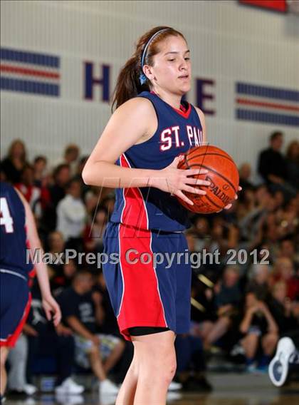 Thumbnail 1 in St. Paul vs. Brentwood (CIF SS Playoffs) photogallery.