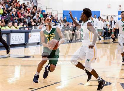 Thumbnail 1 in Patrick School vs Roselle Catholic (Investors Games) photogallery.