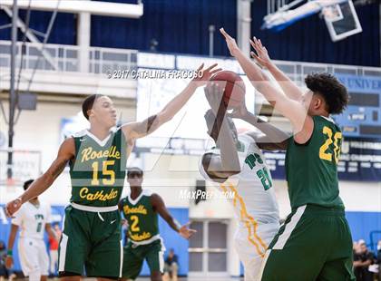 Thumbnail 2 in Patrick School vs Roselle Catholic (Investors Games) photogallery.