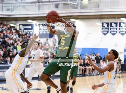 Thumbnail 2 in Patrick School vs Roselle Catholic (Investors Games) photogallery.