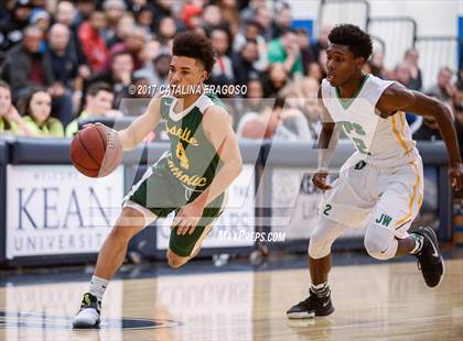 Thumbnail 2 in Patrick School vs Roselle Catholic (Investors Games) photogallery.
