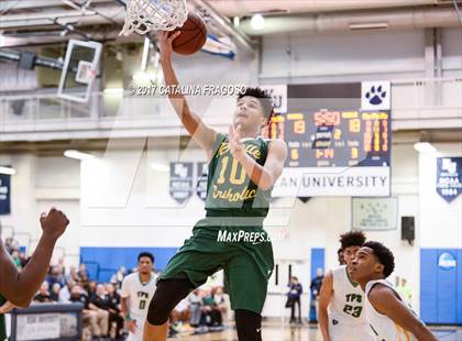 Thumbnail 1 in Patrick School vs Roselle Catholic (Investors Games) photogallery.