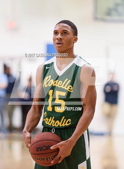 Thumbnail 3 in Patrick School vs Roselle Catholic (Investors Games) photogallery.