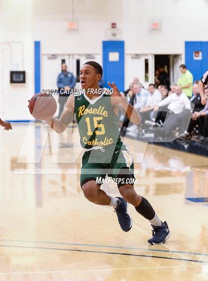 Thumbnail 1 in Patrick School vs Roselle Catholic (Investors Games) photogallery.