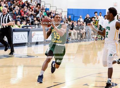 Thumbnail 3 in Patrick School vs Roselle Catholic (Investors Games) photogallery.