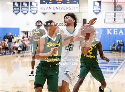 Thumbnail 2 in Patrick School vs Roselle Catholic (Investors Games) photogallery.