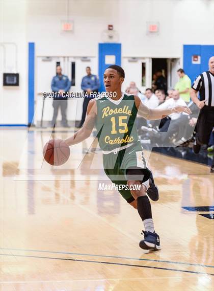 Thumbnail 3 in Patrick School vs Roselle Catholic (Investors Games) photogallery.
