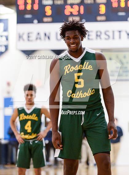 Thumbnail 3 in Patrick School vs Roselle Catholic (Investors Games) photogallery.