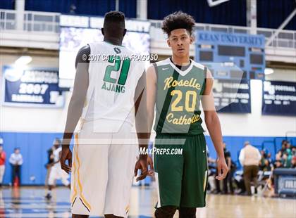 Thumbnail 1 in Patrick School vs Roselle Catholic (Investors Games) photogallery.