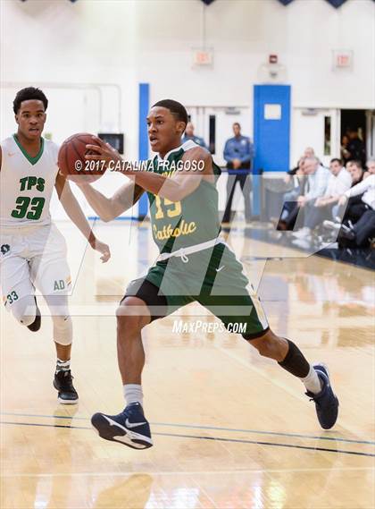 Thumbnail 2 in Patrick School vs Roselle Catholic (Investors Games) photogallery.