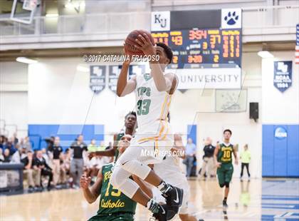 Thumbnail 2 in Patrick School vs Roselle Catholic (Investors Games) photogallery.