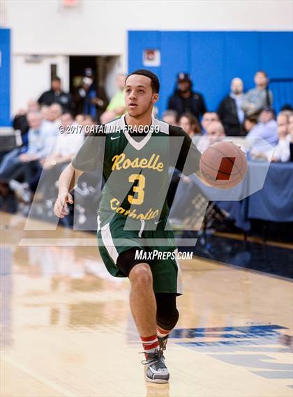 Thumbnail 3 in Patrick School vs Roselle Catholic (Investors Games) photogallery.