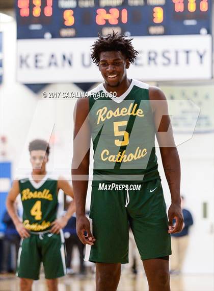Thumbnail 2 in Patrick School vs Roselle Catholic (Investors Games) photogallery.